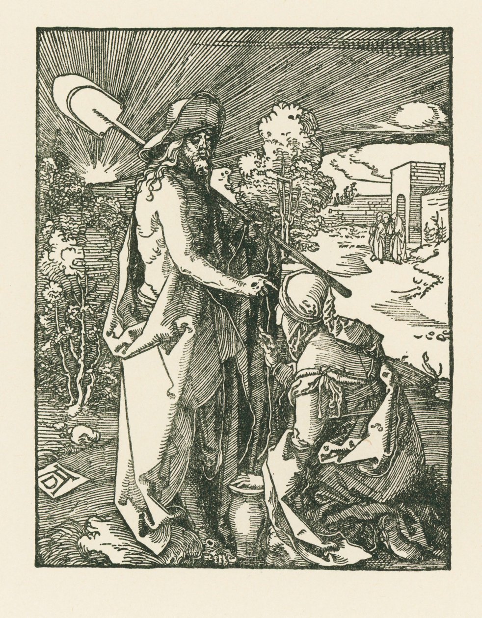 Christus erscheint Maria Magdalena - Noli Me Tangere von Albrecht Dürer or Duerer