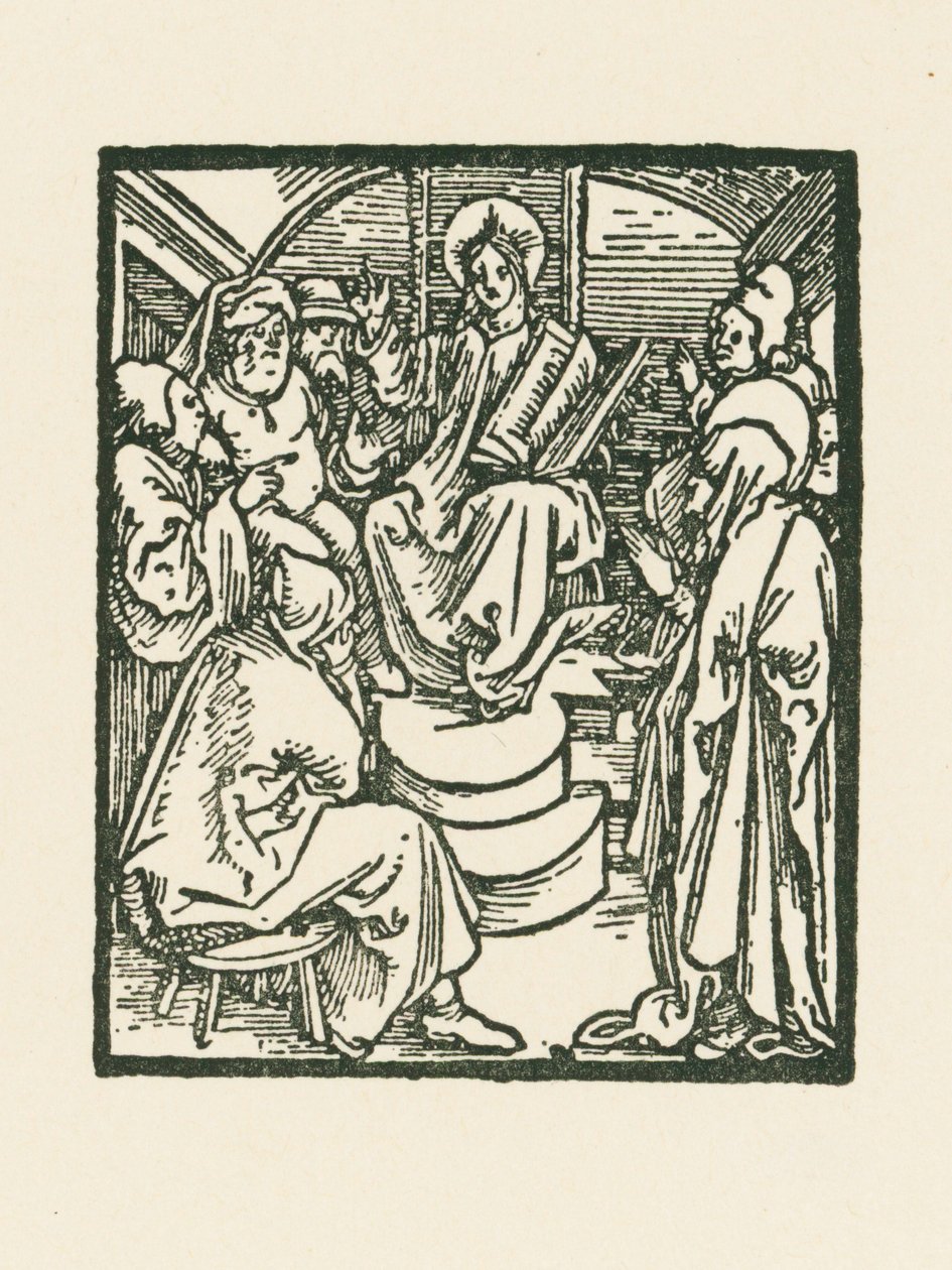 Jesus unter den Doktoren von Albrecht Dürer or Duerer