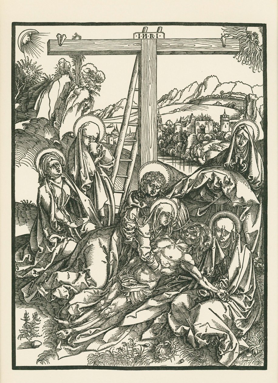 Beweinung Christi, um 1500 von Albrecht Dürer or Duerer