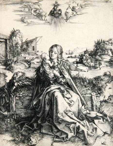 Madonna mit einer Libelle von Albrecht Dürer