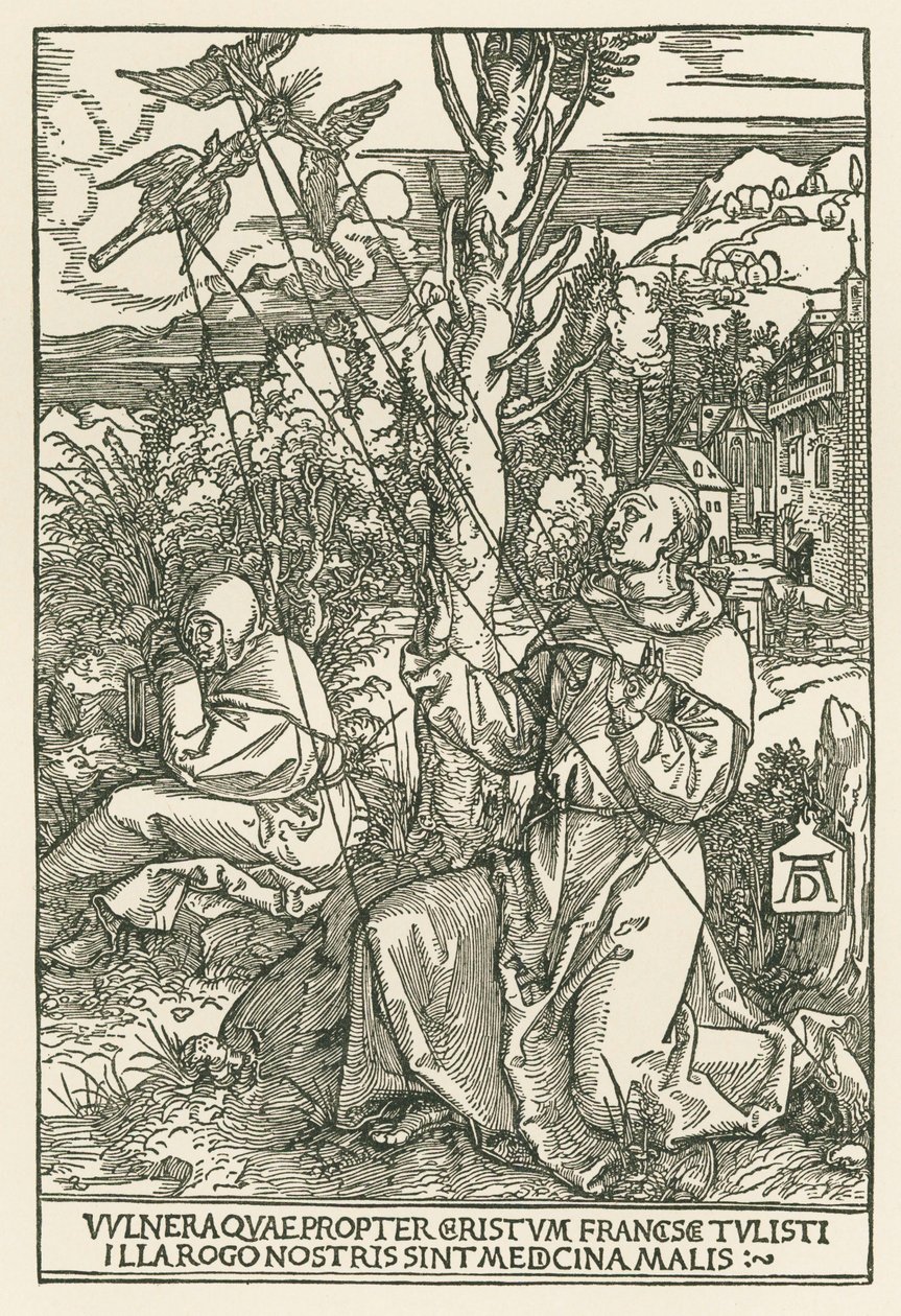Sankt Franziskus empfängt die Stigmata von Albrecht Dürer or Duerer