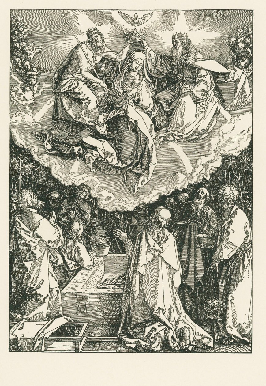 Mariä Himmelfahrt und Krönung von Albrecht Dürer or Duerer