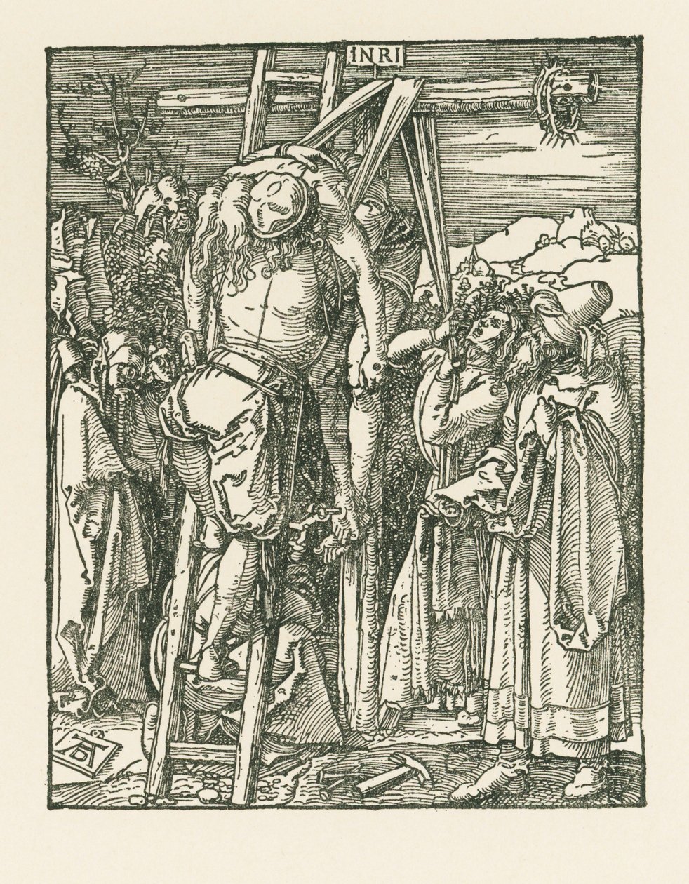 Die Kreuzabnahme, um 1509-10 von Albrecht Dürer or Duerer