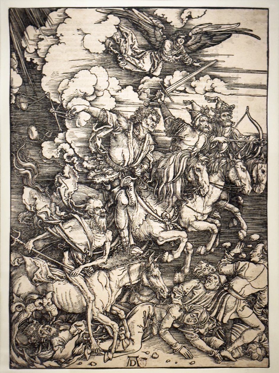 Die vier apokalyptischen Reiter von Albrecht Dürer or Duerer