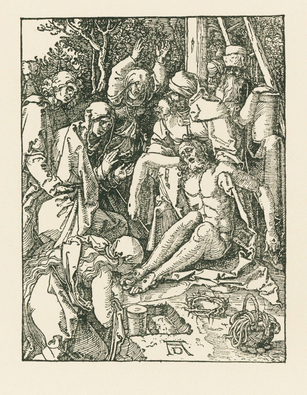 Die Beweinung Christi, um 1509-10 von Albrecht Dürer or Duerer
