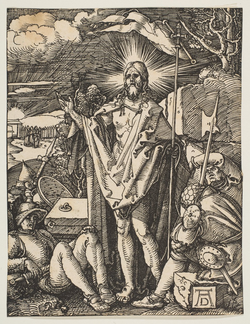 Die Auferstehung, aus der Kleinen Passion, ca. 1510 von Albrecht Dürer