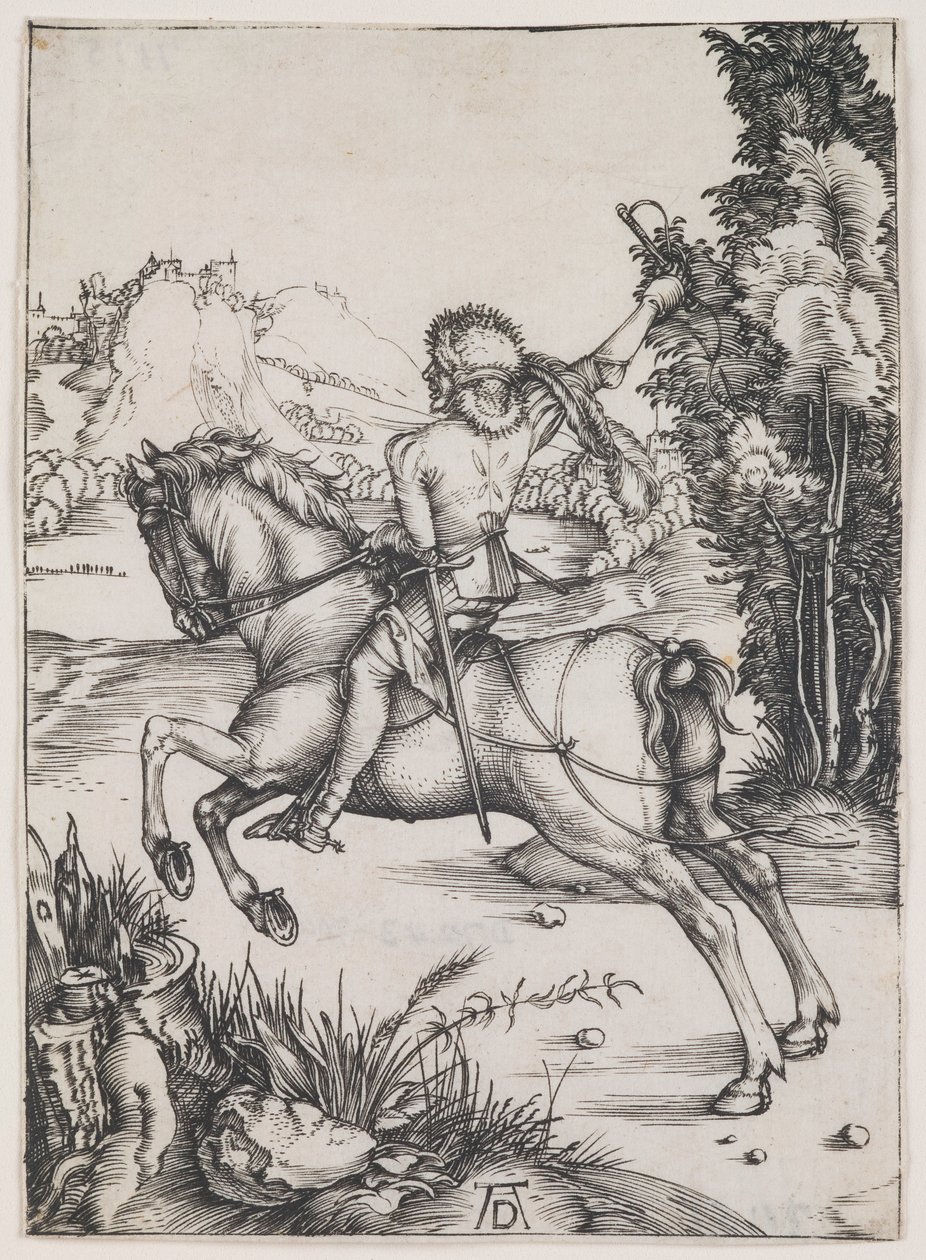 Der kleine Kurier (Gravur) von Albrecht Dürer or Duerer