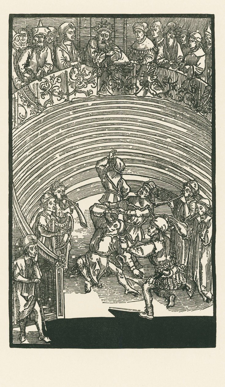 Das Theater, um 1492-93 von Albrecht Dürer or Duerer