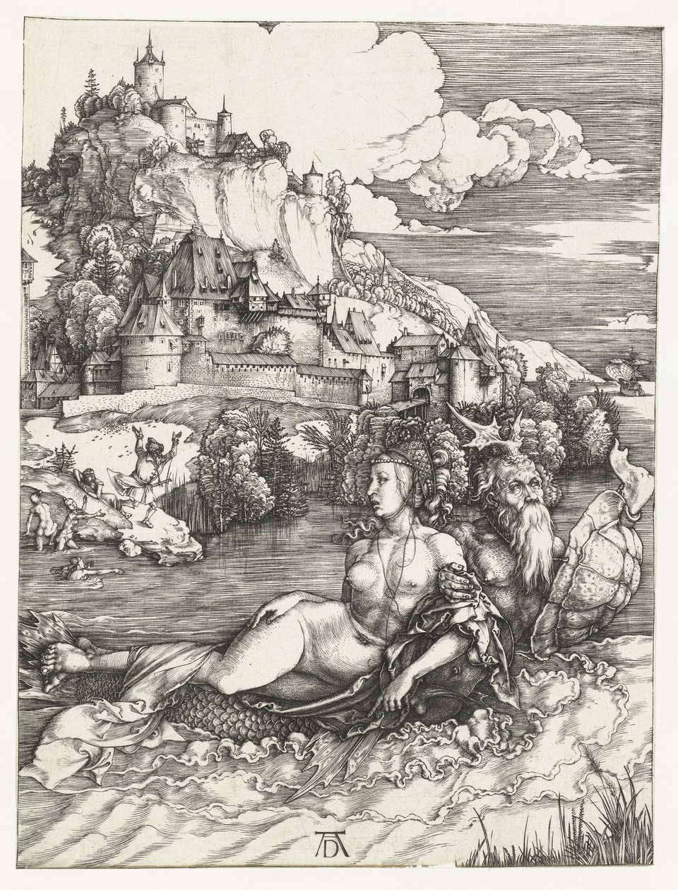 Die Entführung der Amymone durch das Seeungeheuer von Albrecht Dürer or Duerer