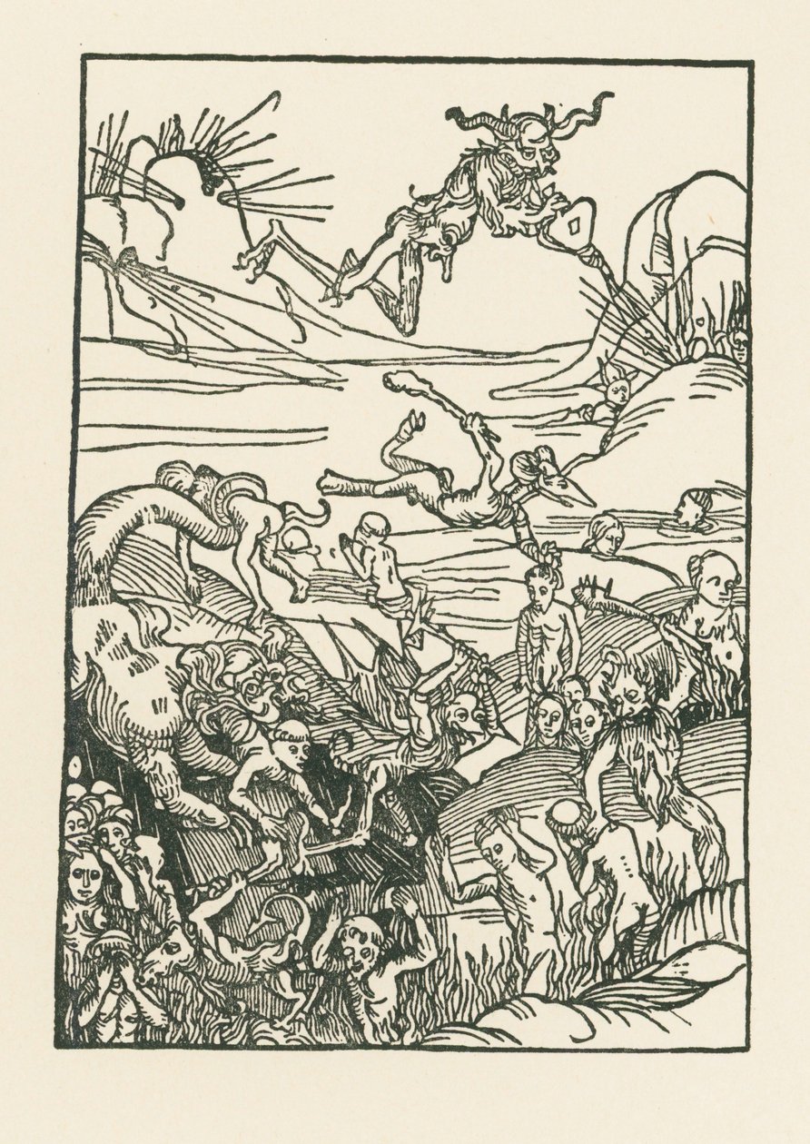 Die ewige Klage der Verdammten von Albrecht Dürer or Duerer