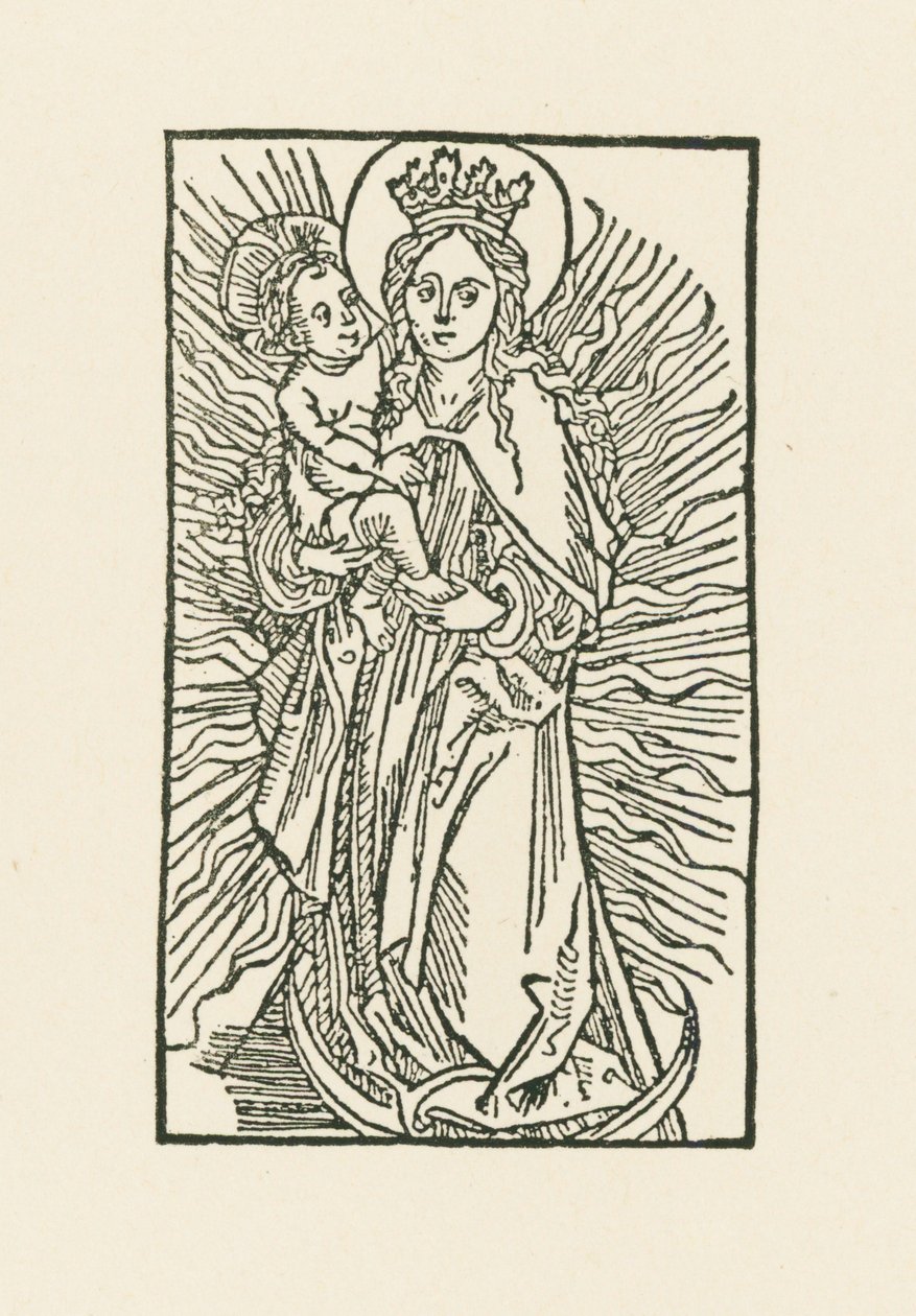 Jungfrau Maria in der Sonne von Albrecht Dürer or Duerer