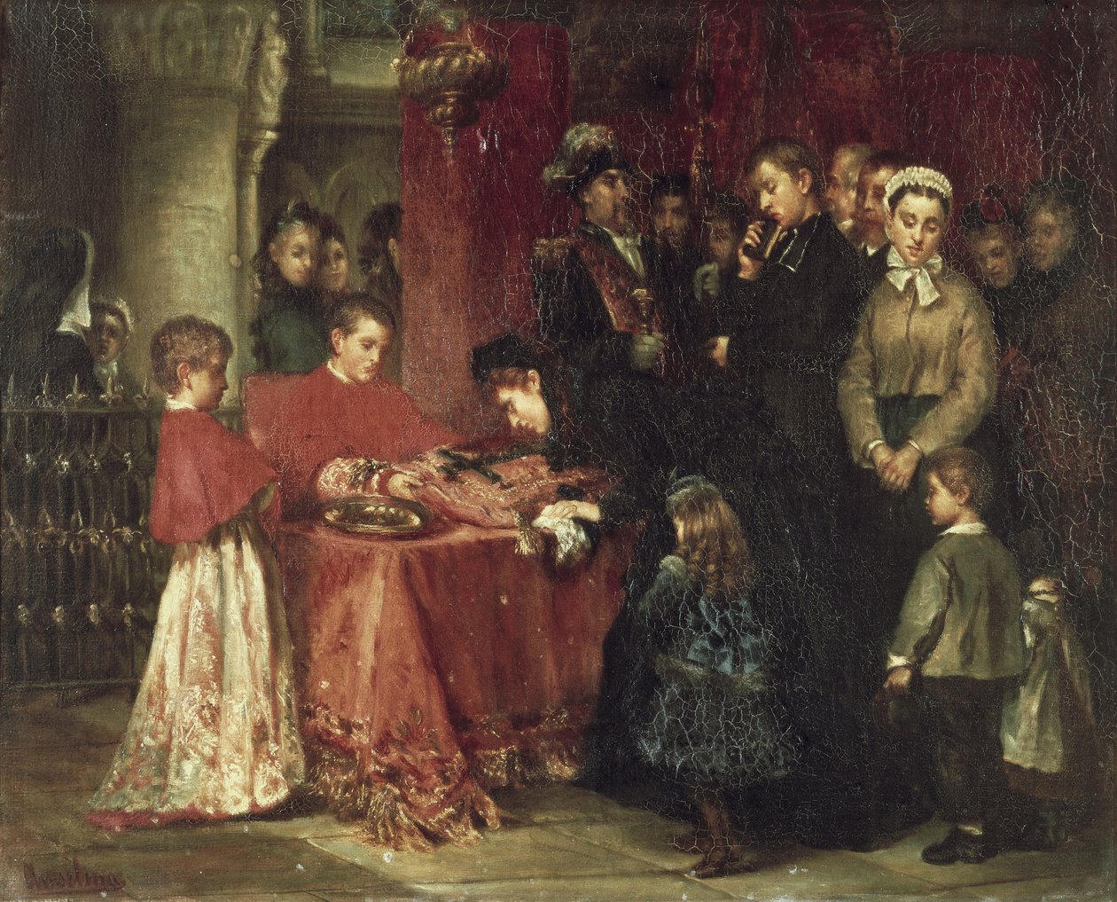 Die Anbetung des Kreuzes von Alejandrina Aurora de Gessler de la Croix