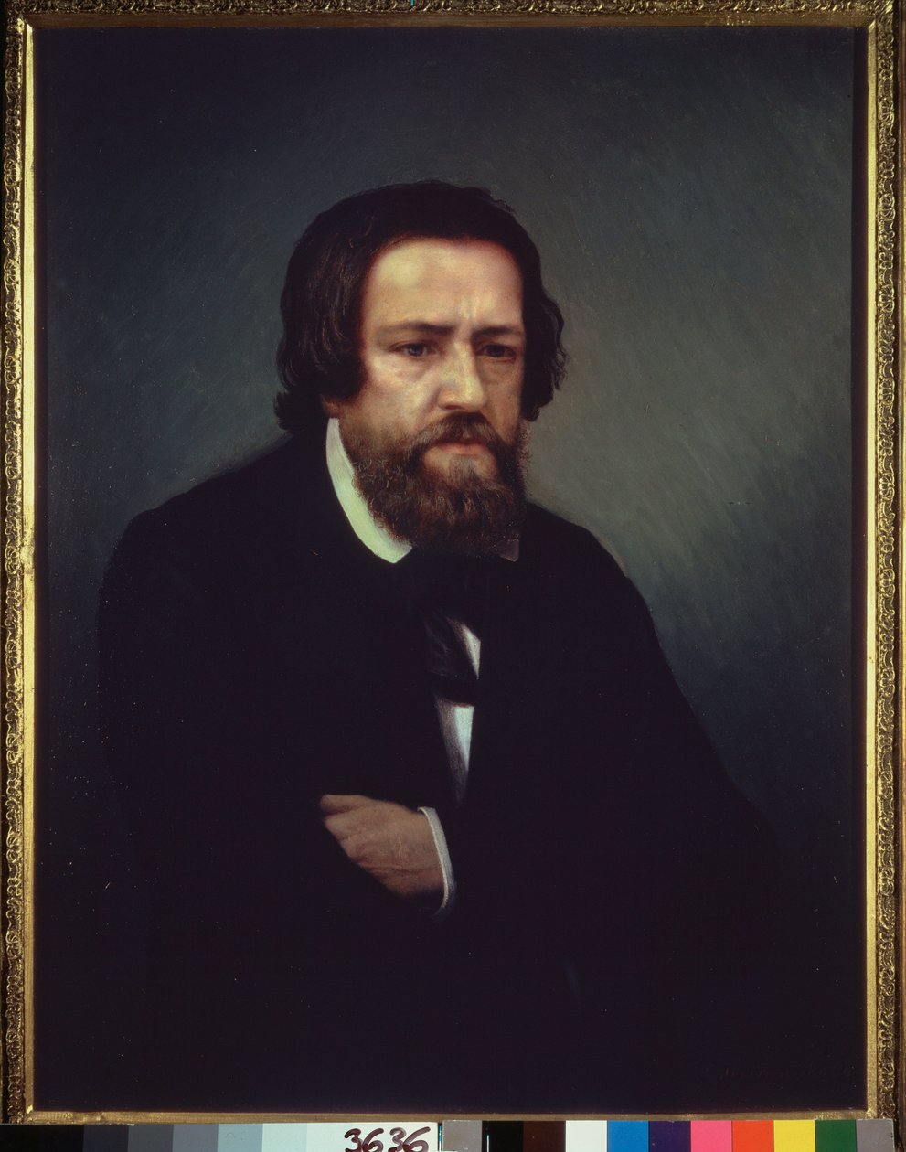 Porträt des Künstlers Alexander Iwanow von Aleksandr Andreevich Ivanov