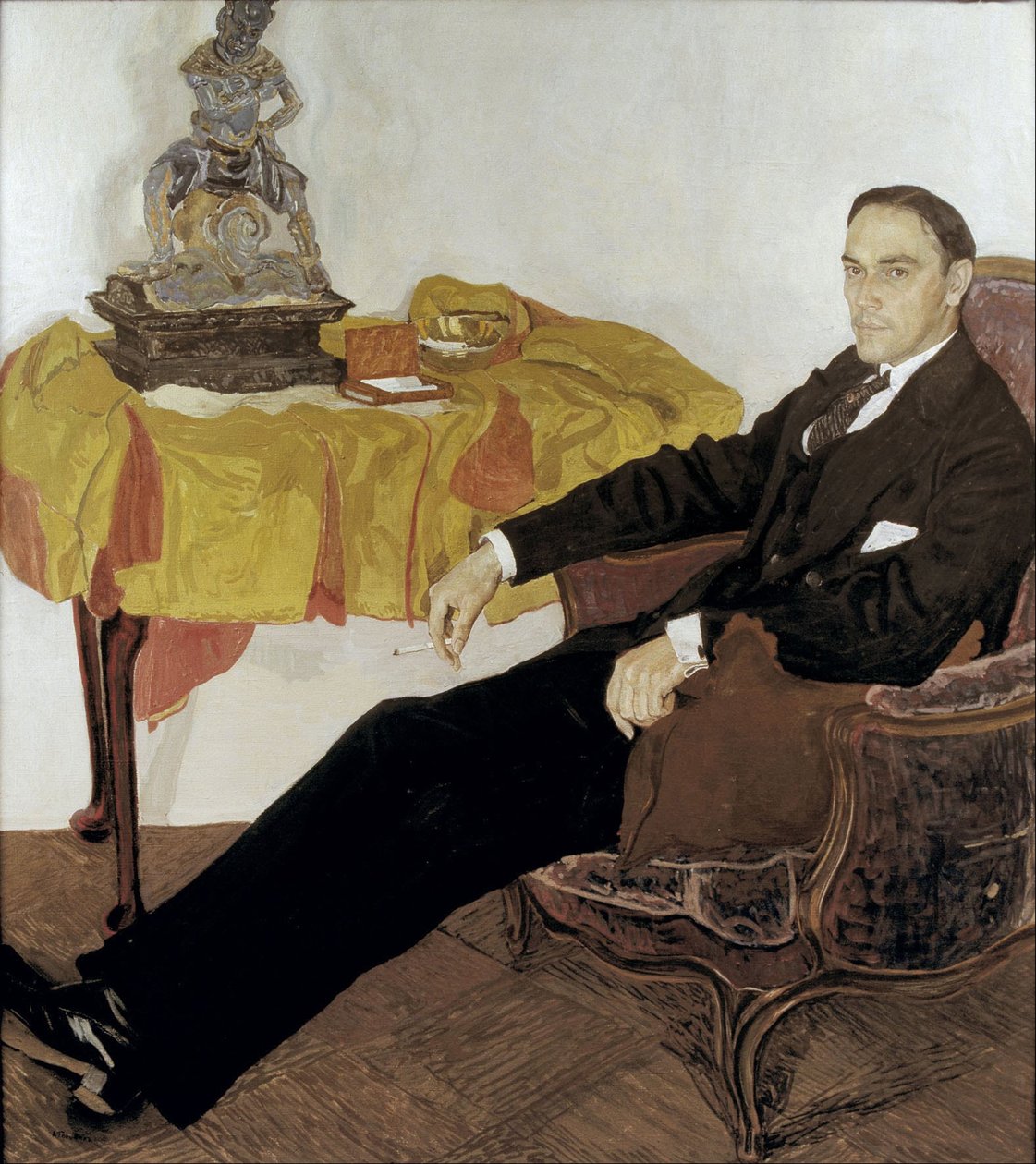 Porträt von Michail Iwanowitsch Tereschtschenko von Aleksandr Jakovlevic Golovin