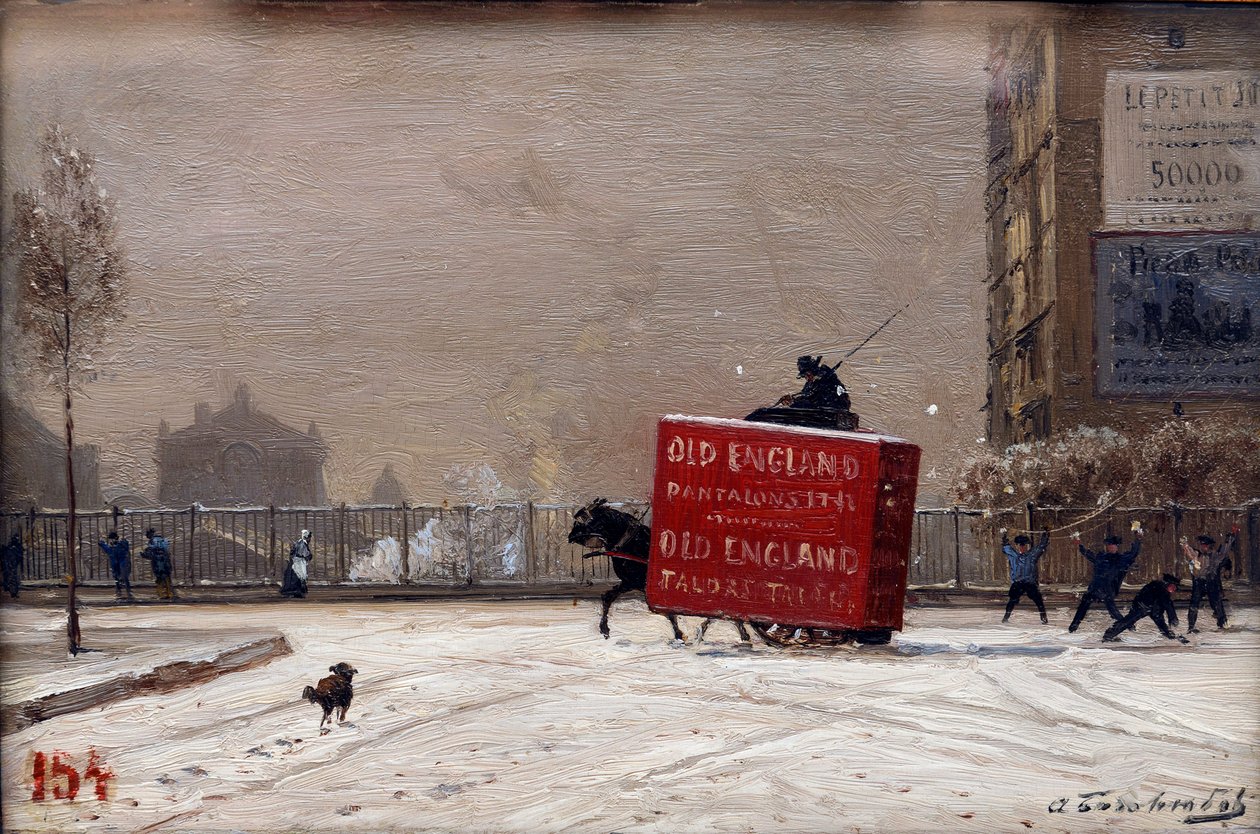 Winter in Paris von Aleksei Petrovich Bogolyubov