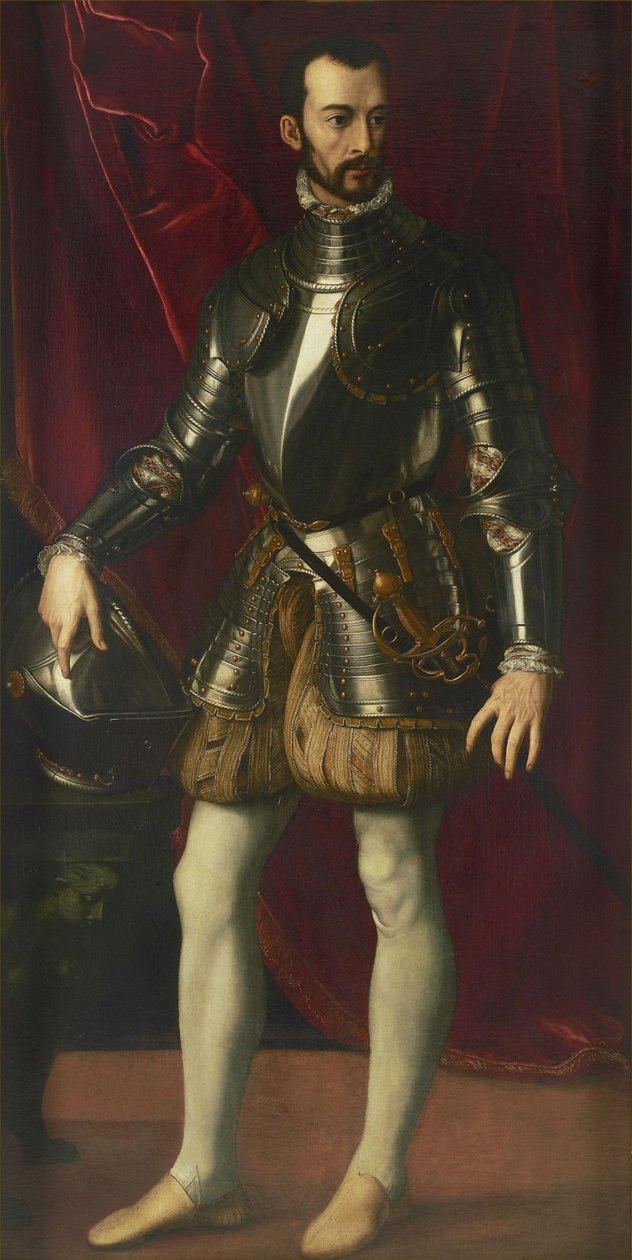 Porträt von Francesco I. de Medici 1541-1587, Großherzog der Toskana, 1570-1575 von Alessandro Allori