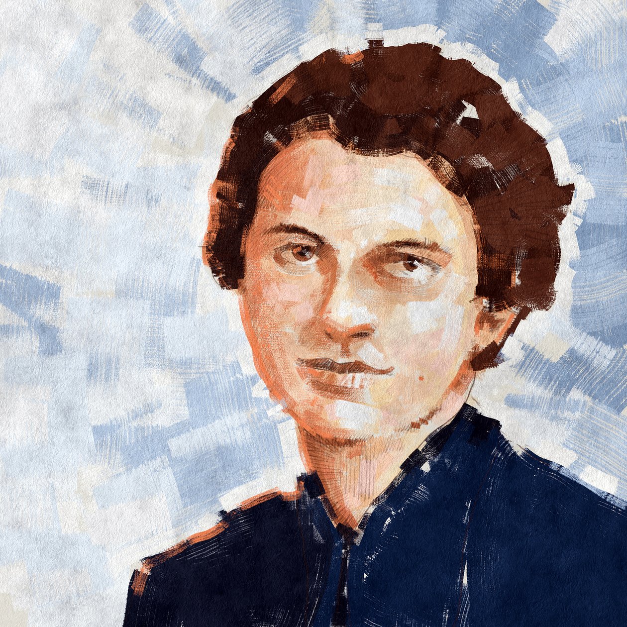Porträt der Chemikerin Rosalind Franklin, 2023 von Alessandro Lonati