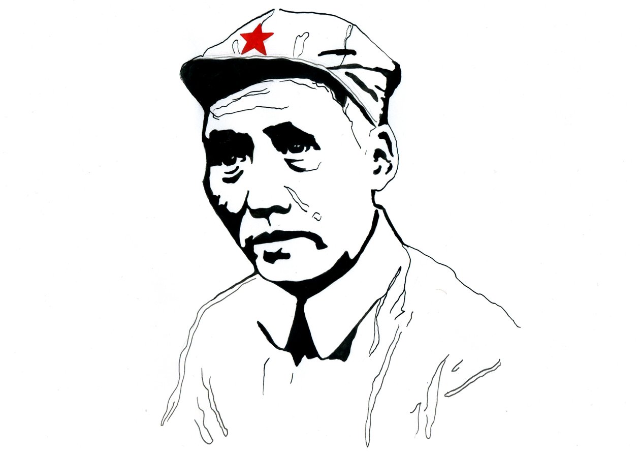 Porträt des chinesischen kommunistischen Revolutionärs und Gründers der Volksrepublik China Mao Zedong von Alessandro Lonati
