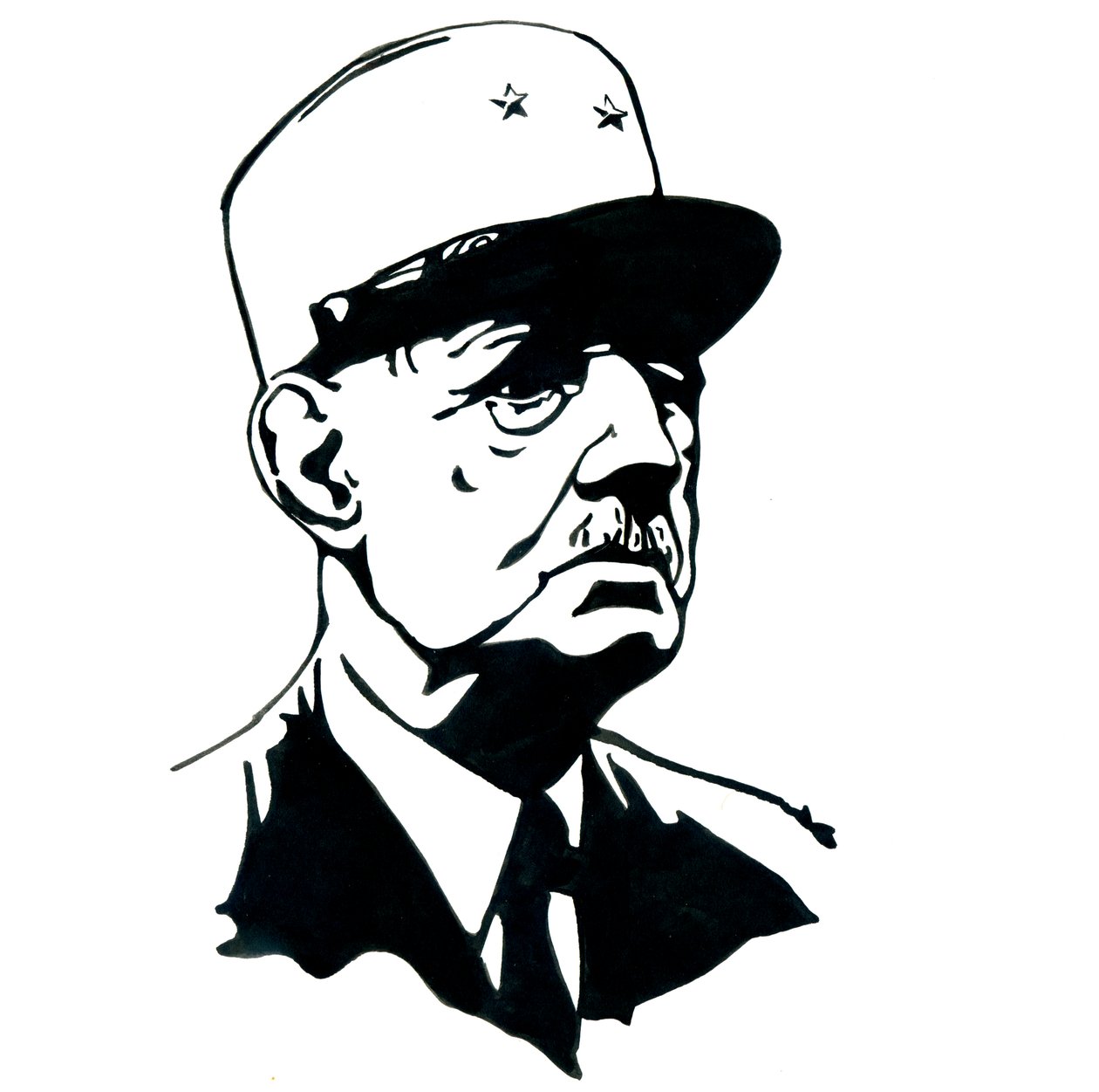 Porträt von General Charles de Gaulle (1890-1970) von Alessandro Lonati
