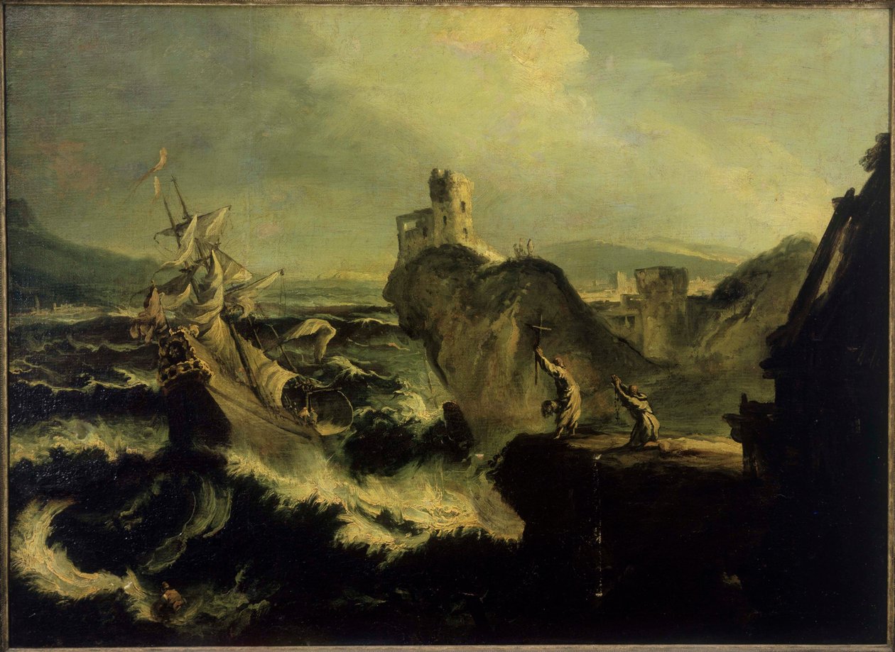 Das Schiffswrack von Alessandro Magnasco