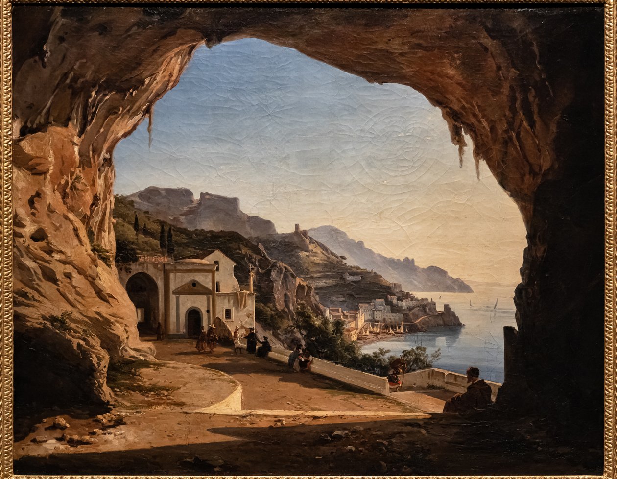 Die Höhle der Kapuziner in Amalfi, um 1850 von Alessandro la Volpe