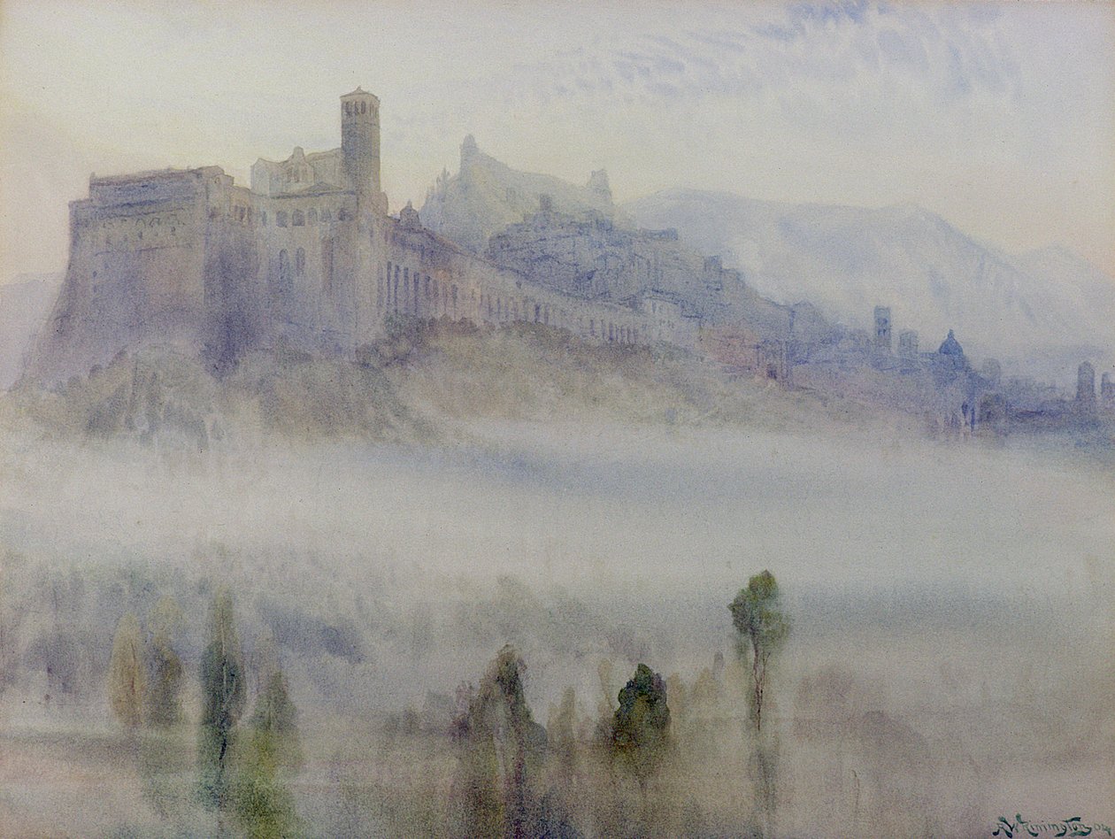 Assisi, früher Morgen von Alexander Wallace Rimington