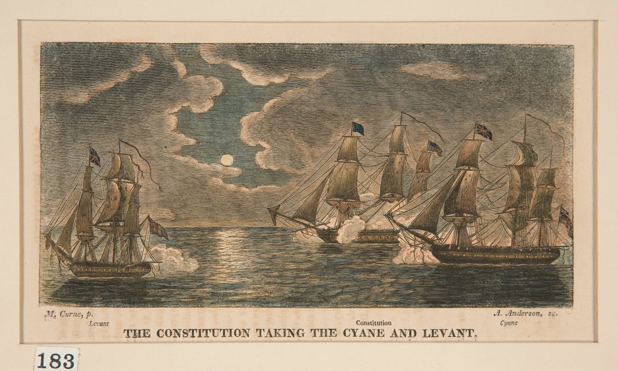 Die Verfassung nimmt die Cyane und Lavant, eine von acht Serien von Alexander Anderson
