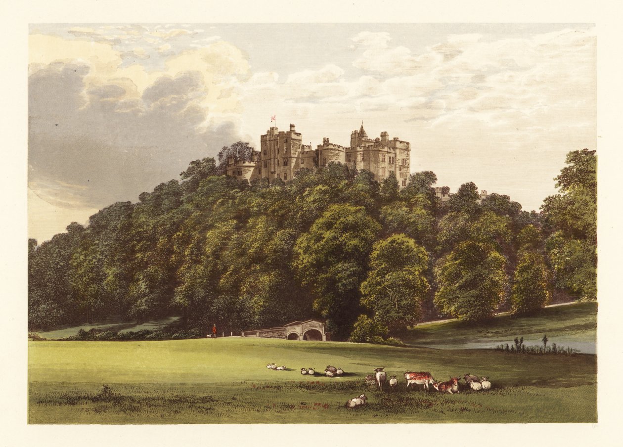 Dunster Castle, Somersetshire, England von Alexander Francis (after) Lydon