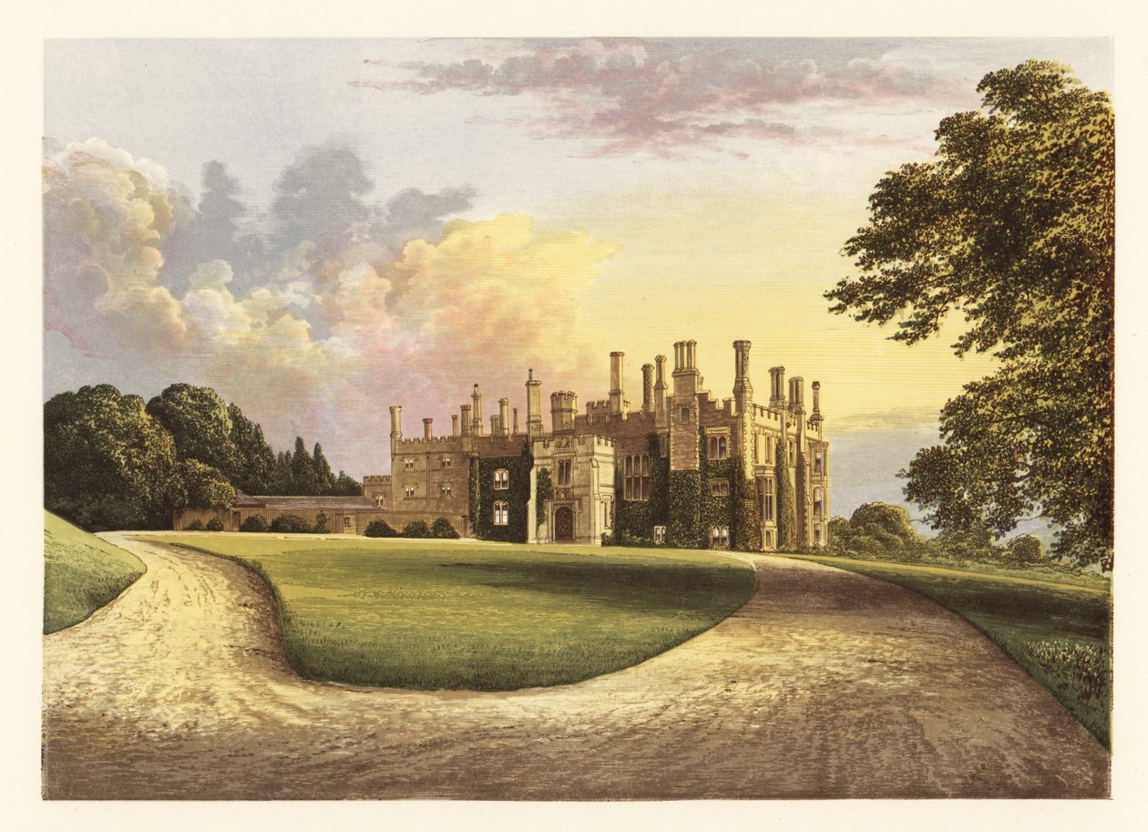 Eggesford House, Devon, England, 1880 (Gravur) von Alexander Francis (after) Lydon
