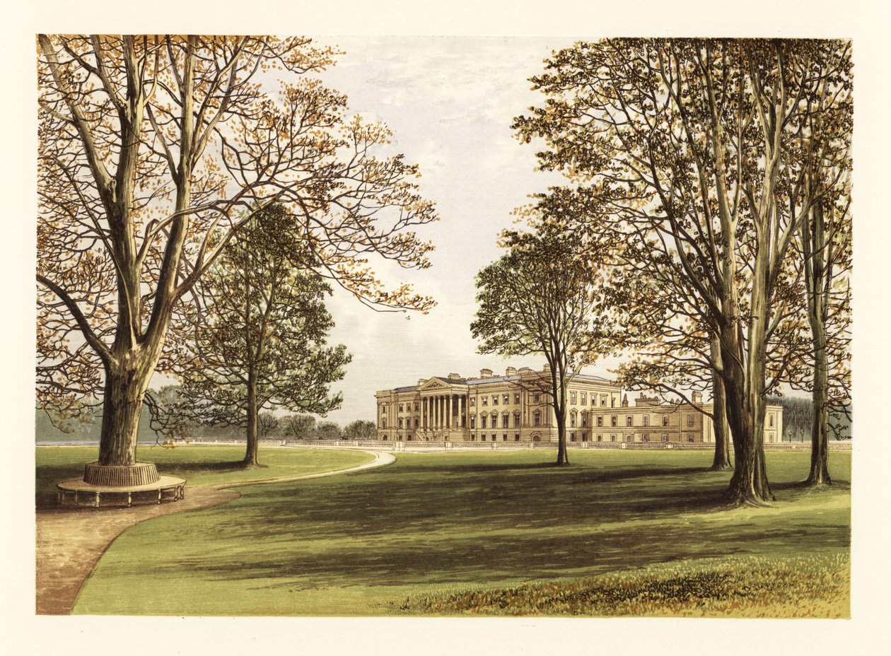 Hamilton Palace, Lanarkshire, Schottland, 1880 (Gravur) von Alexander Francis (after) Lydon