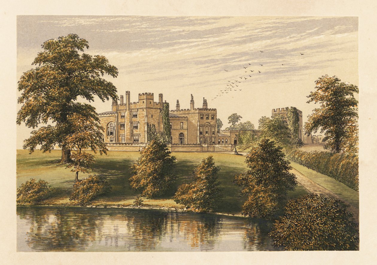 Ripley Castle, Yorkshire, England, 1880 von Alexander Francis (after) Lydon