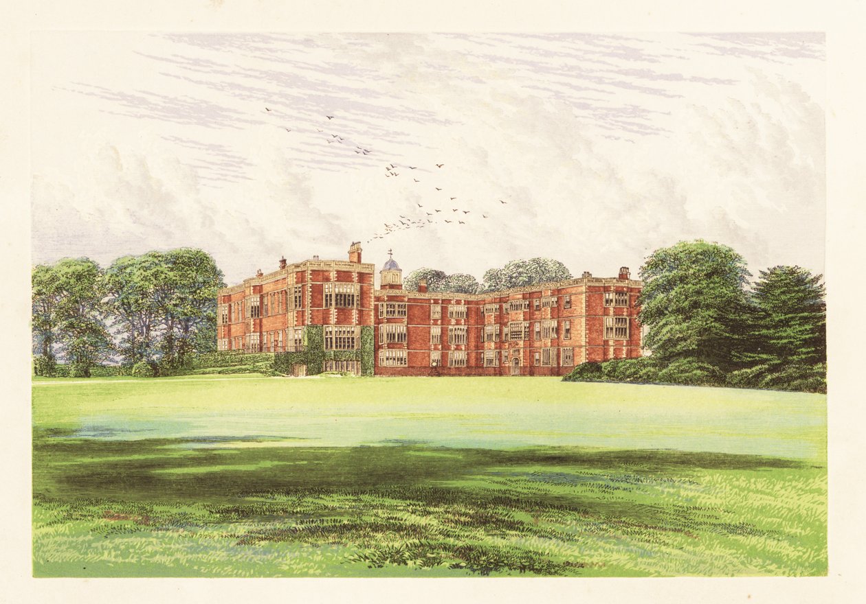 Temple Newsam, Yorkshire, England, 1880 (Gravur) von Alexander Francis (after) Lydon