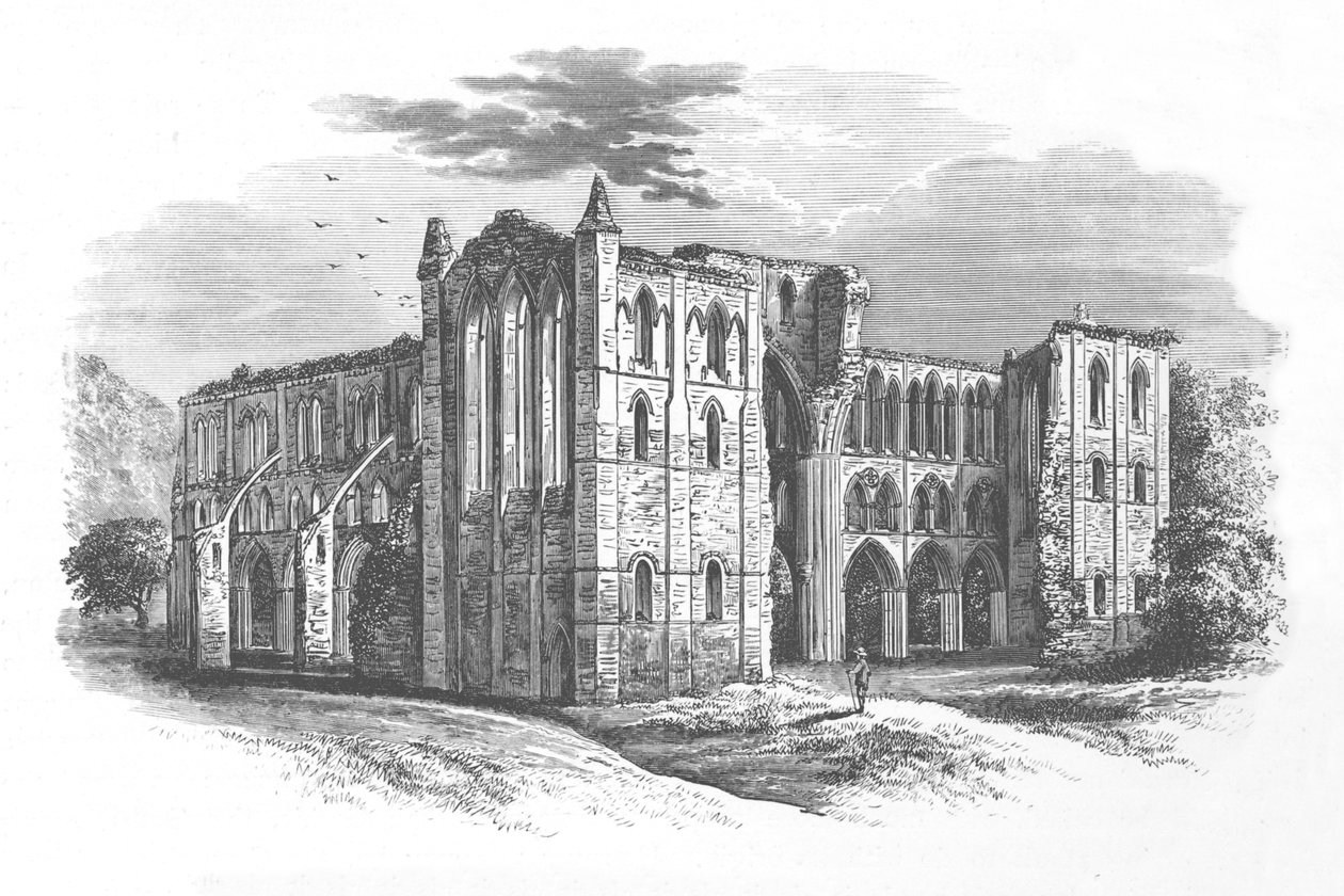 Von Norden, Rievaulx Abbey, ca. 1880, 1897 von Alexander Francis Lydon