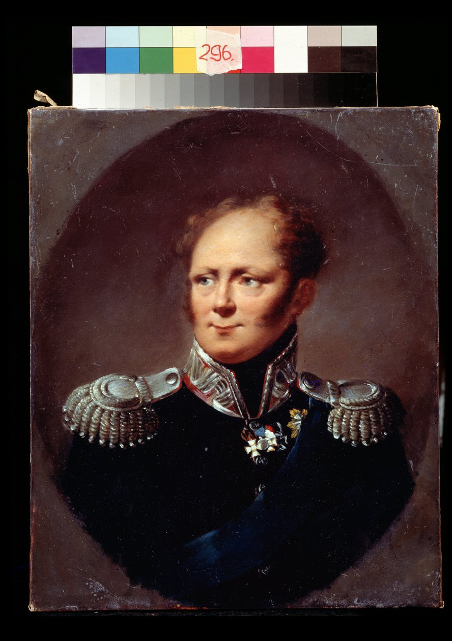 Porträt des Kaisers Alexander I von Alexander Molinari