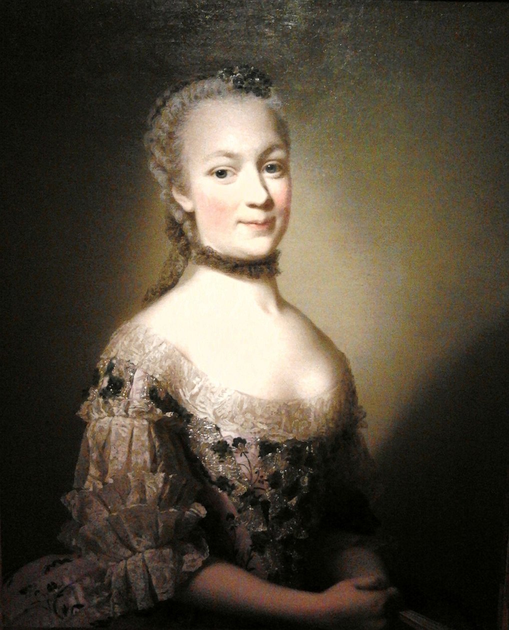 Porträt von Katarzyna Mniszech geb. Zamoyska von Alexander Roslin