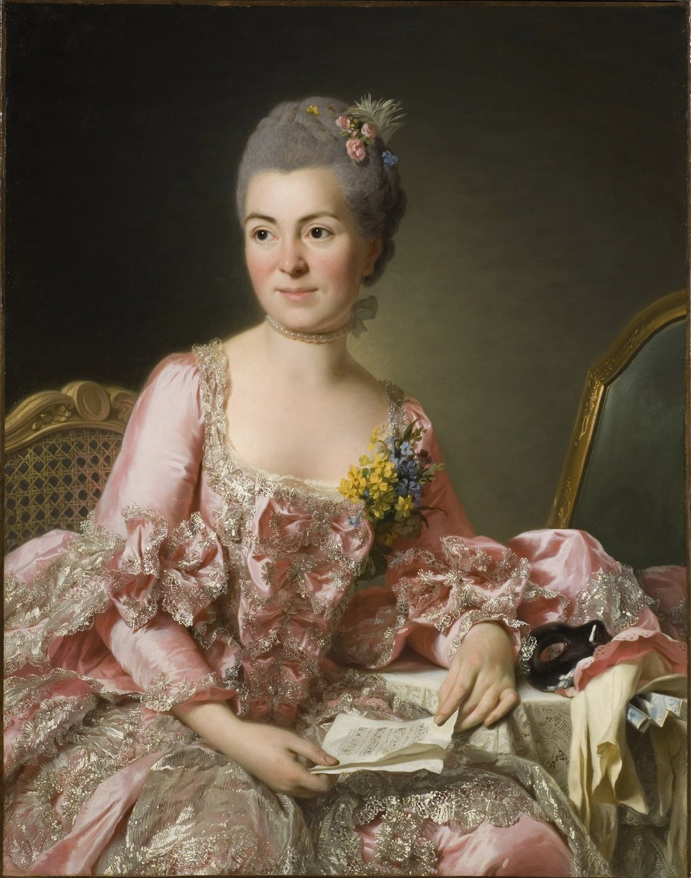 Porträt von Marie-Suzanne Giroust, Madame Roslin 1734-1772, 1770 von Alexander Roslin