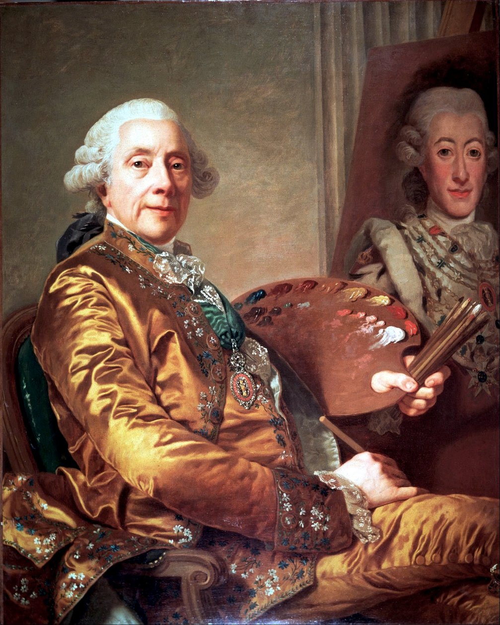 Selbstporträt von Alexander Roslin