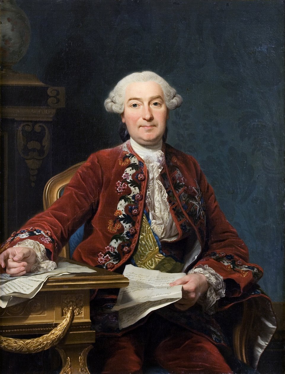 Ulrik Scheffer (1716 – 99) Porträt von Alexander Roslin