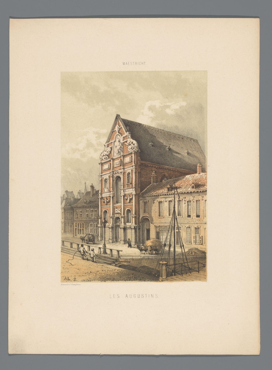 Augustinerkirche in Maastricht Monuments de Maestricht (Serientitel) von Alexander Schaepkens