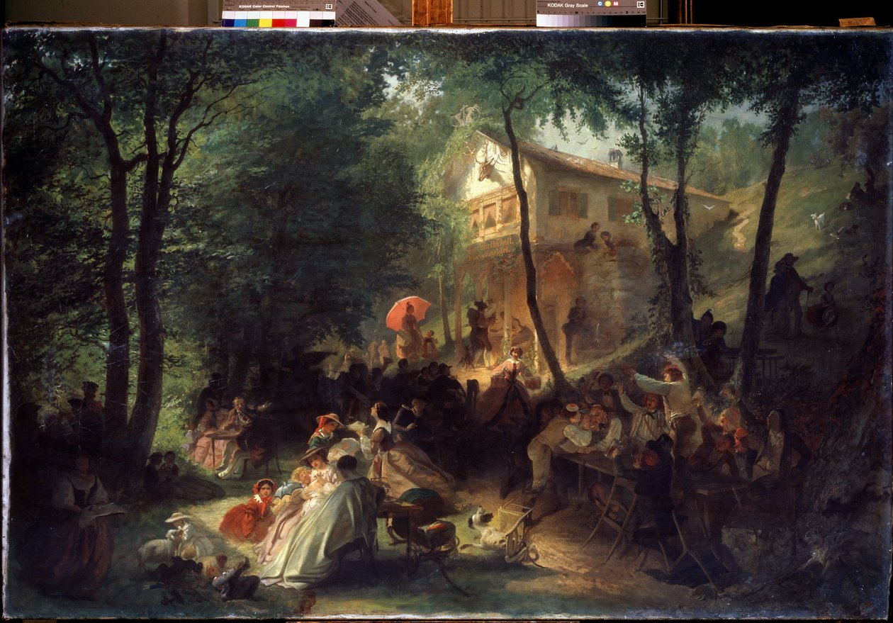 Ländliches Fest von Alexander Yegorovich Beydeman