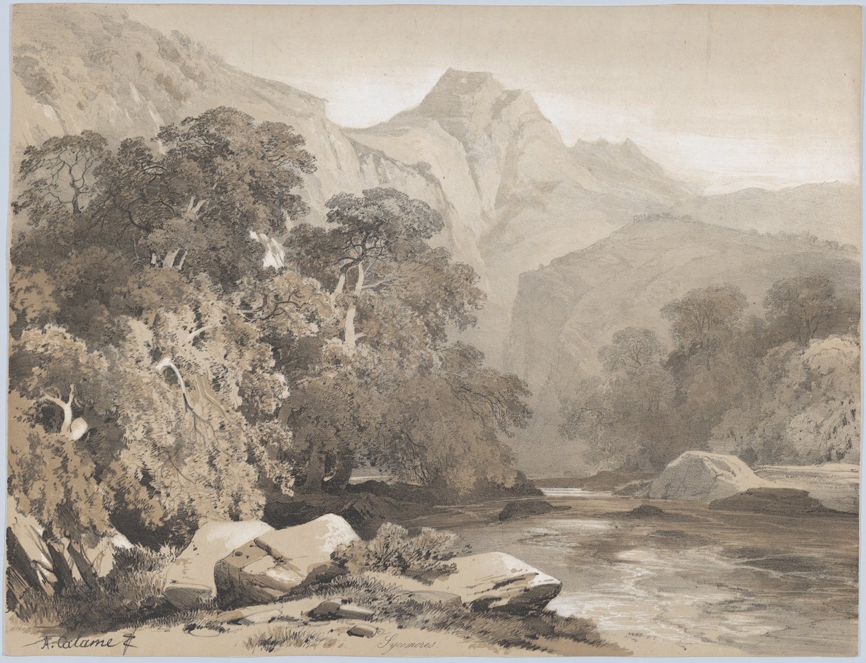 Landschaft von Alexandre Calame