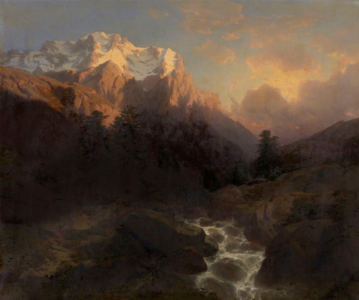 Das Wetterhorn von Alexandre Calame
