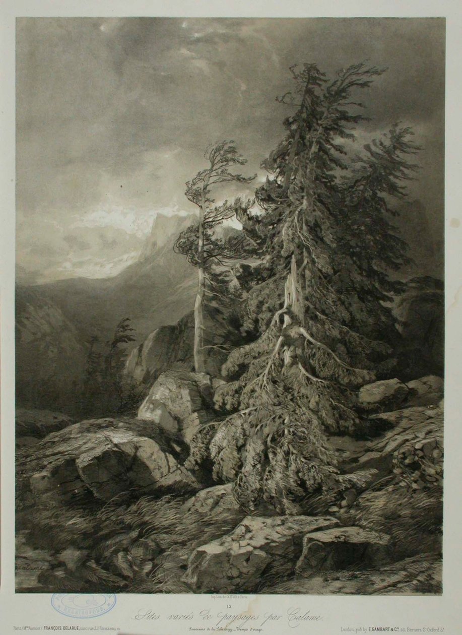 Ohne Titel von Alexandre Calame