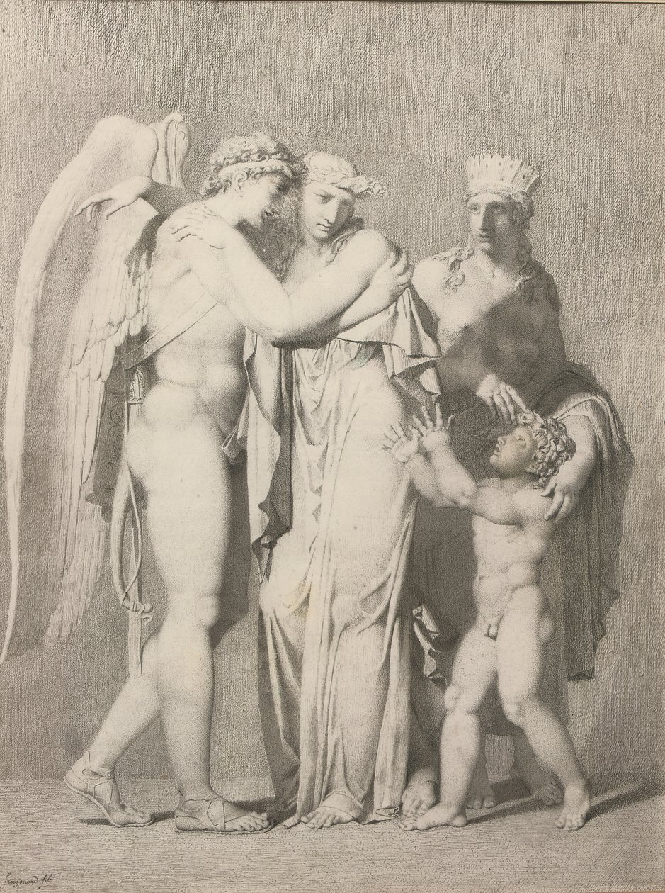 Amor und Psyche von Alexandre Evariste Fragonard