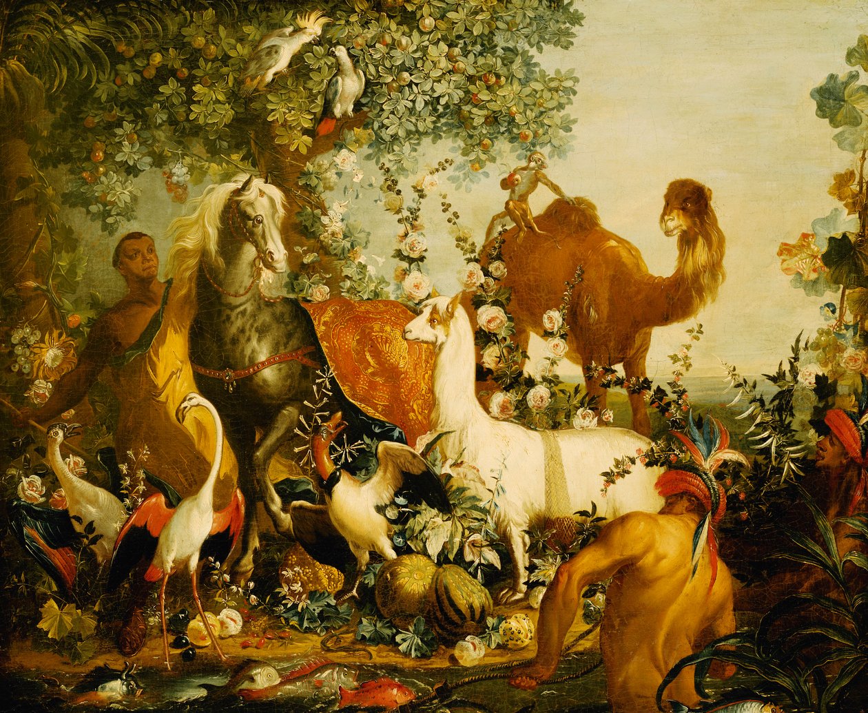Eine Allegorie von Asien von Alexandre Francois Desportes