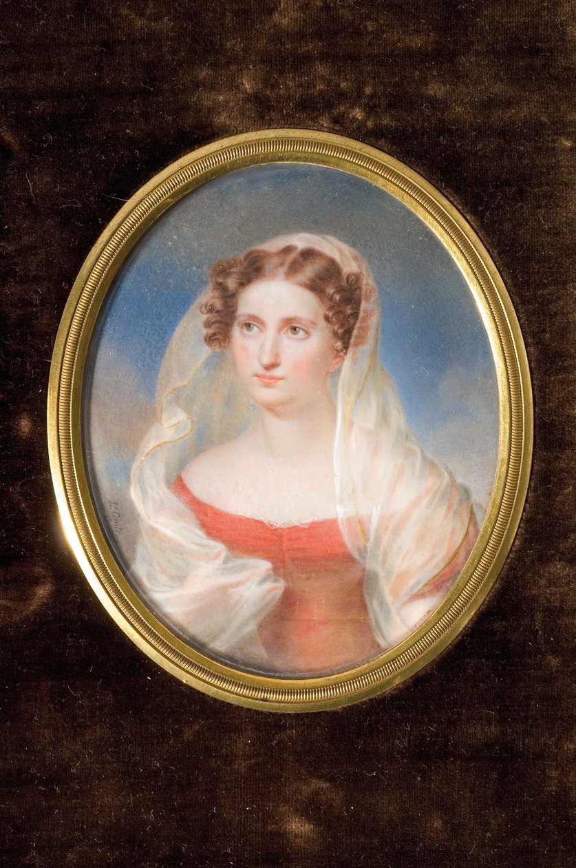 Porträt der Gräfin Dolly de Ficquelmont von Alexandre François Louis Comte de Girardin