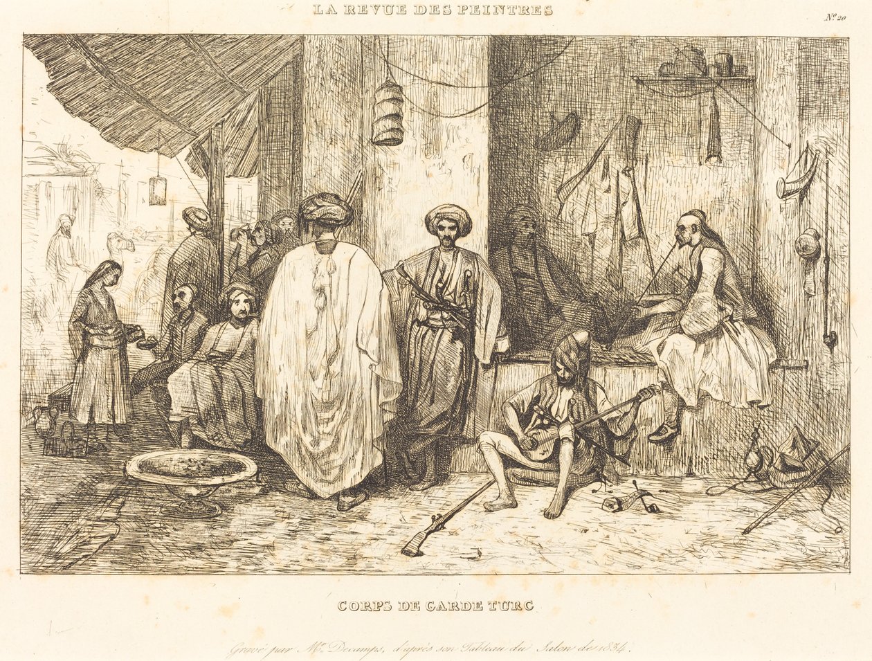 Die Wache von Alexandre Gabriel Decamps