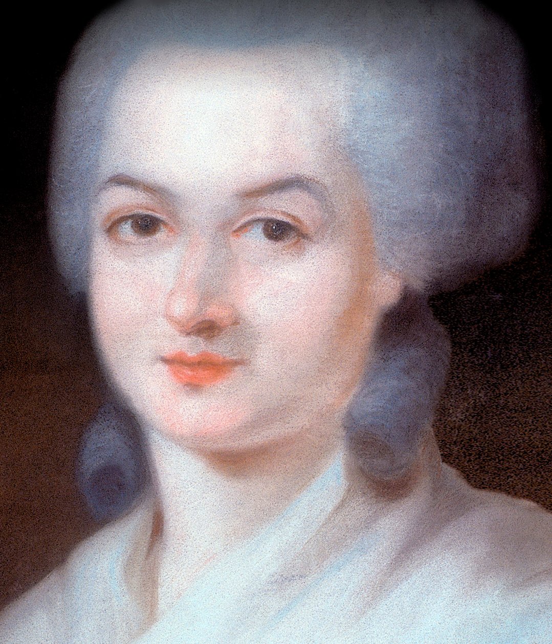 Detail des Porträts von Olympe de Gouges von Alexandre Kucharski
