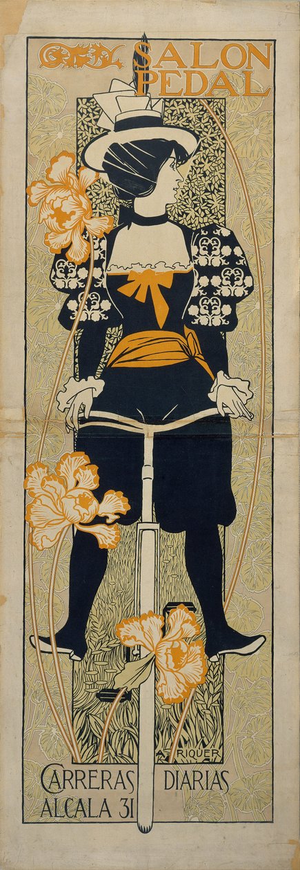 Salon Pedal Werbeplakat, 1897 von Alexandre de Riquer