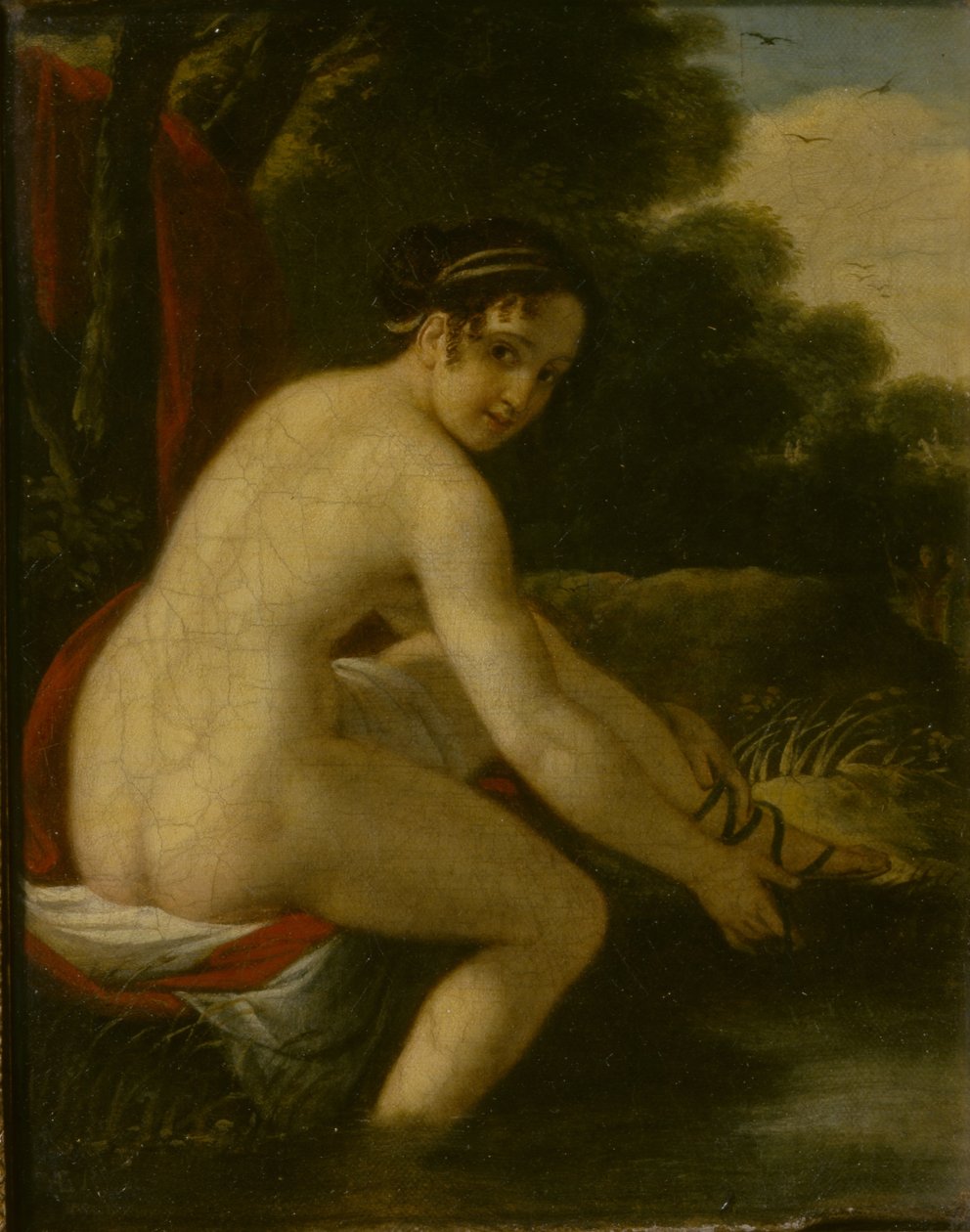 Susanna beim Bade, 1813 von Alexei Yegorovich Yegorov